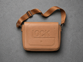 “Peanut Butter Brown” Messenger Bag