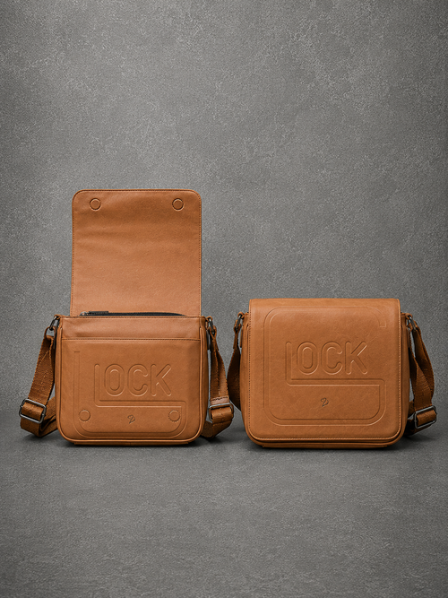 “Peanut Butter Brown” Messenger Bag