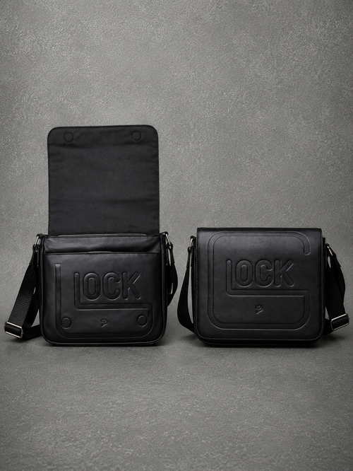 “Pistol Black” Messenger Bag