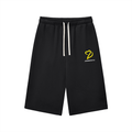 Relaxed Drawstring Three-quarter Sweatpants